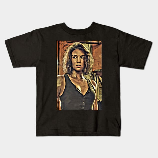 Maggie Greene Kids T-Shirt by EvoComicsInc